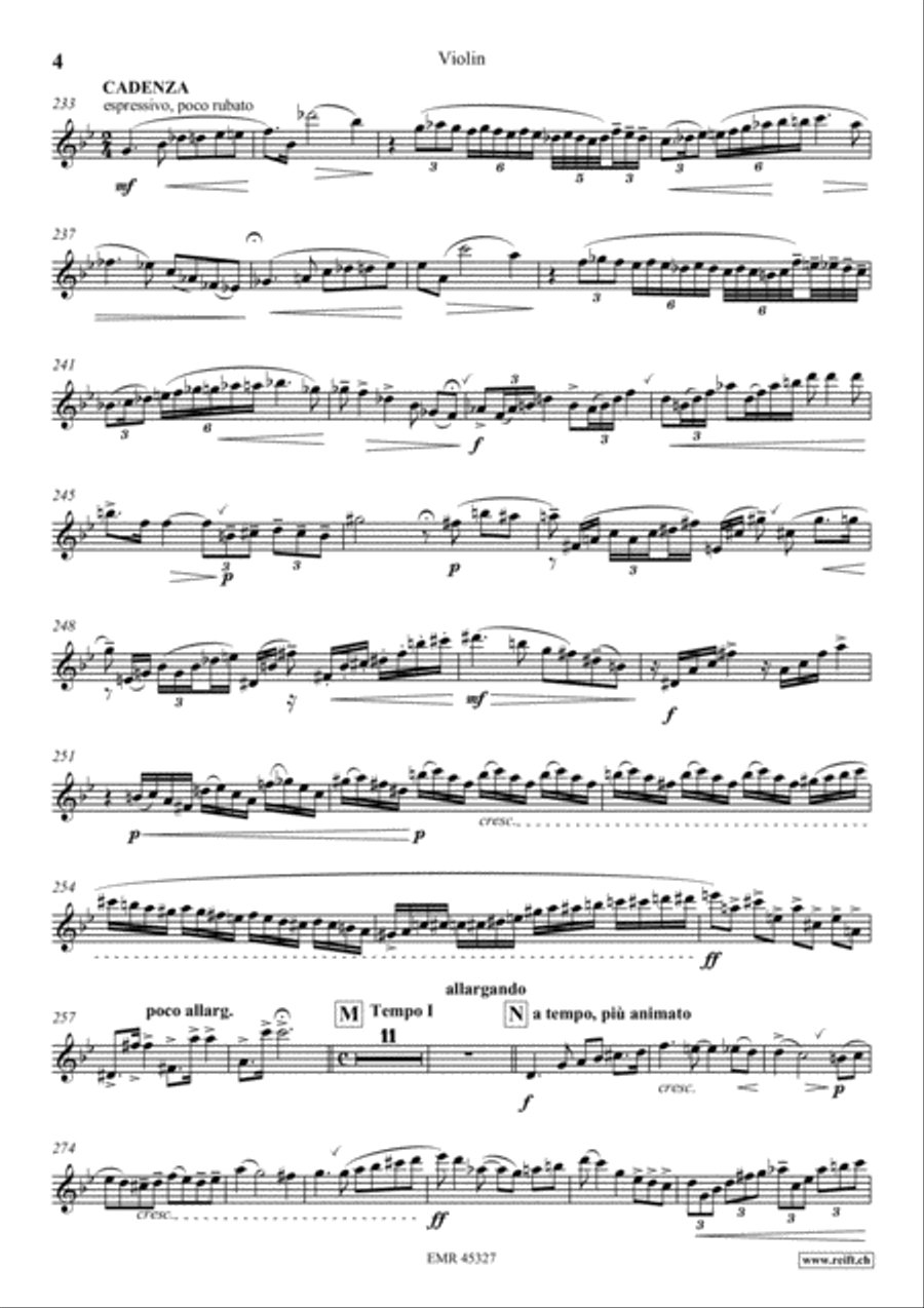 Konzert No. 1 g-moll Konzert No. 1 g-moll Violin Solo scores gallery preview page 5