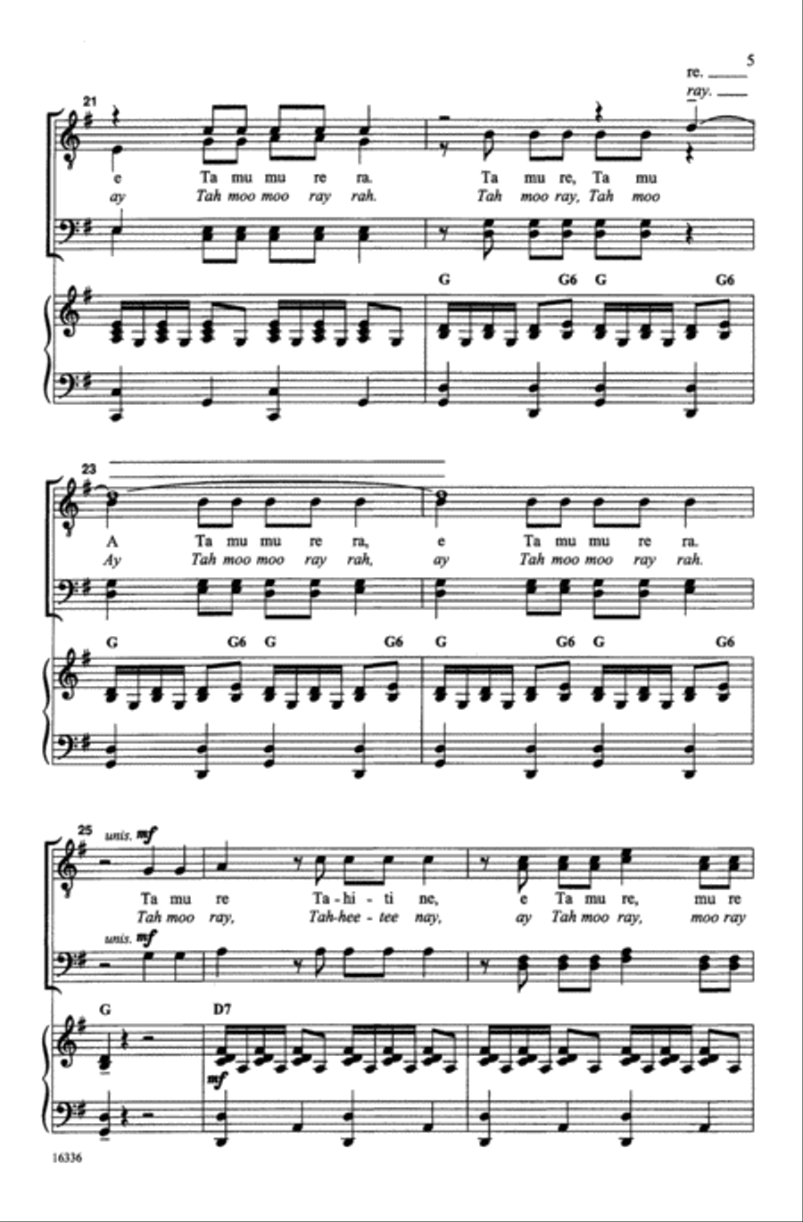 Tahiti Choir scores gallery preview page 4