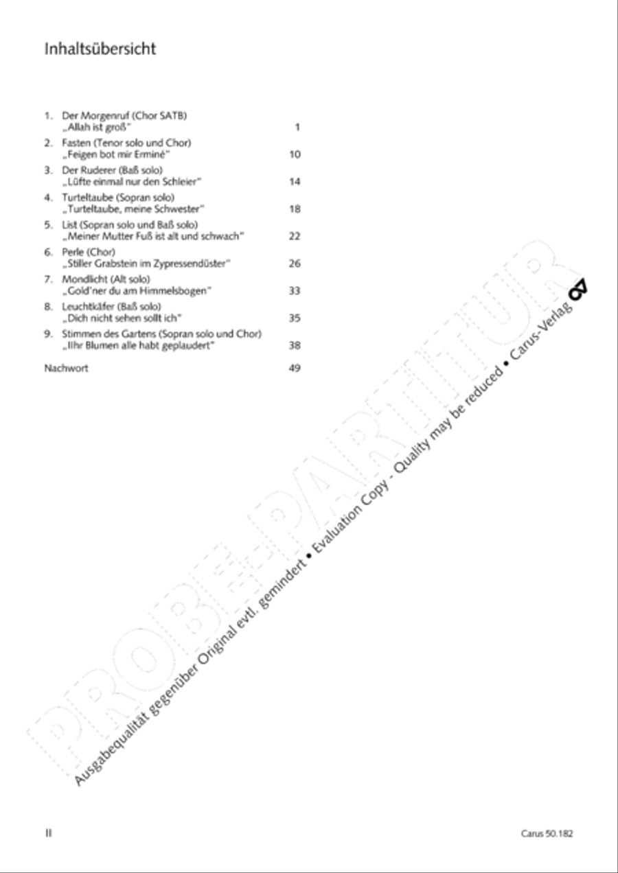 Vom Goldenen Horn 4-Part scores gallery preview page 3
