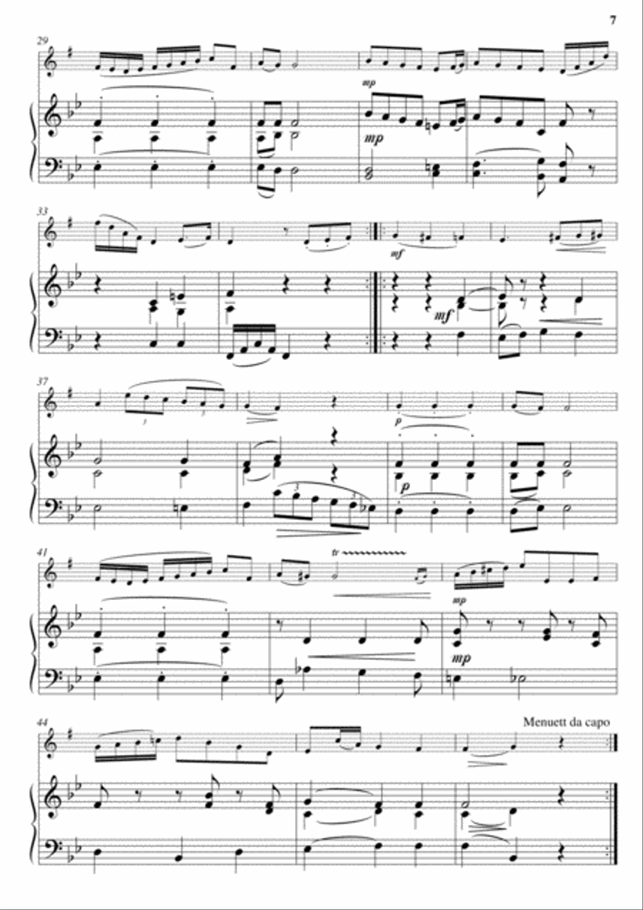 A Mozart Suite (for Alto Saxophone and Piano) Alto Saxophone scores gallery preview page 6