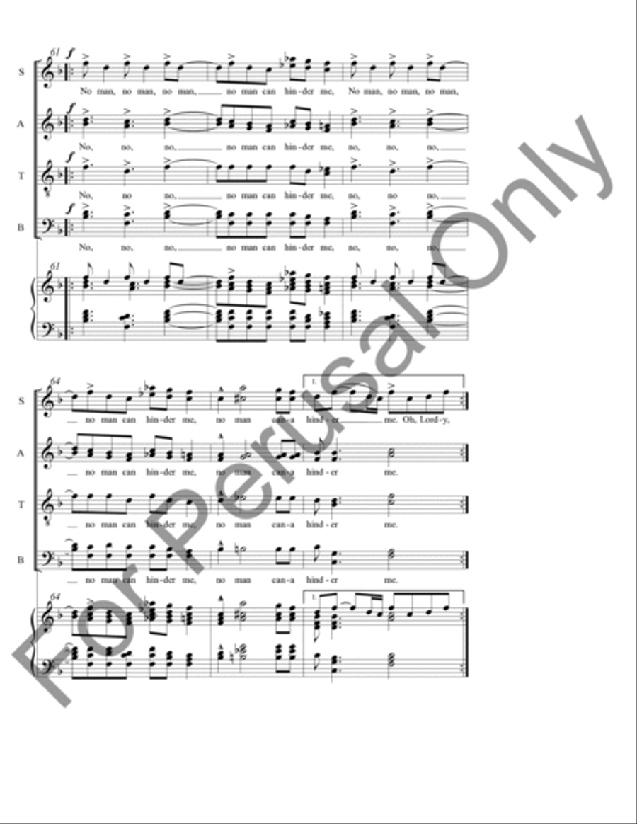 Ride On, King Jesus! Ride On, King Jesus! 4-Part scores gallery preview page 13
