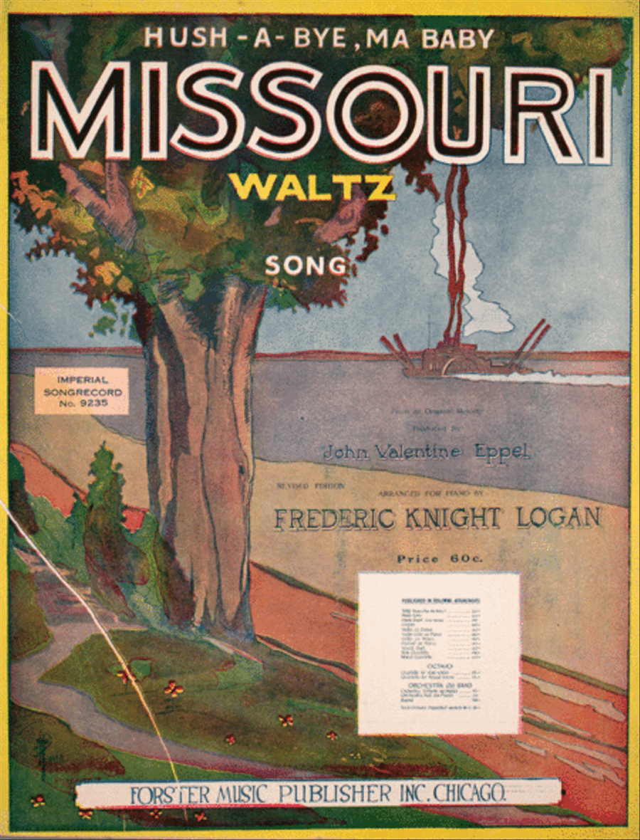 Missouri Waltz. Song. (Hush-A-Bye, Ma Baby) Voice scores gallery preview page 1