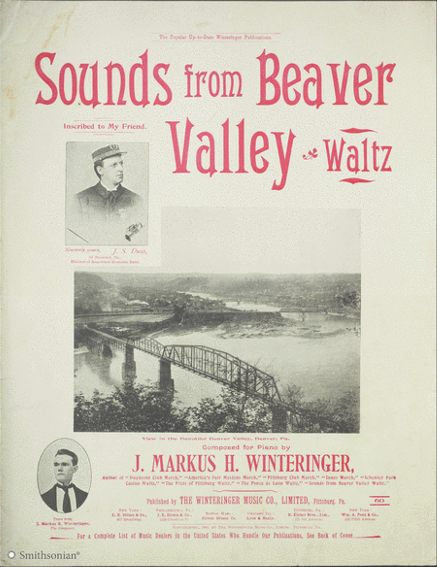 Sounds from Beaver Valley Waltz Piano Solo scores gallery preview page 1