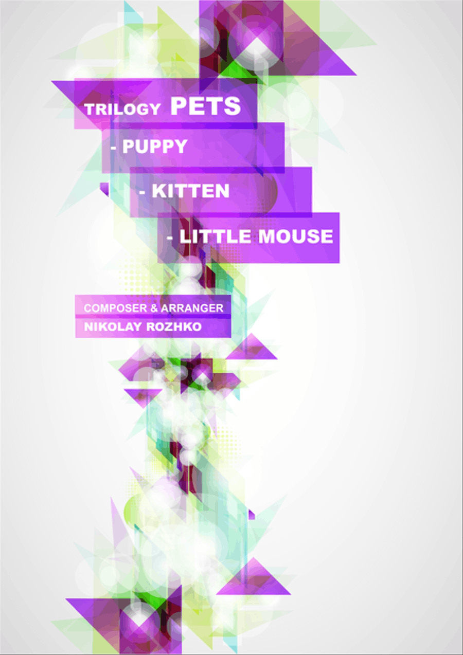 Trilogy Pets: Puppy, Kitten, Little Mouse (for a Variety Orchestra) Full Orchestra scores gallery preview page 1