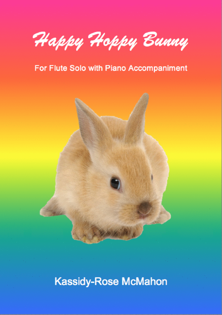 Happy Hoppy Bunny Flute Solo scores gallery preview page 1