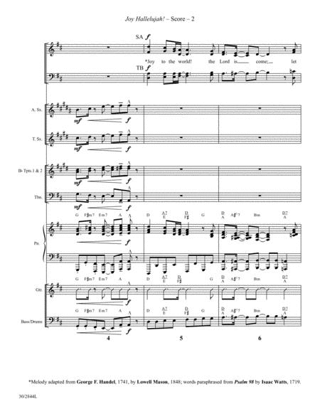 Joy Hallelujah! - Instrumental Ensemble Score and Parts