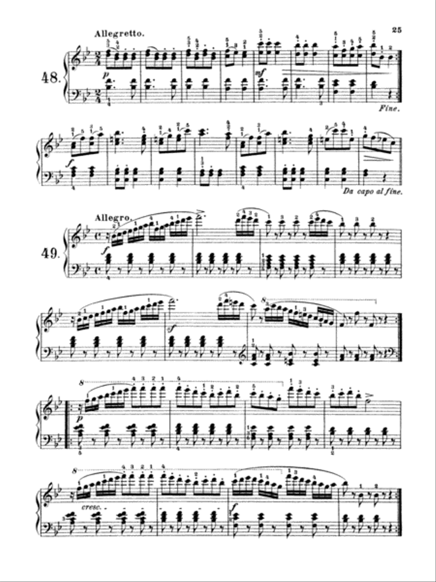 Czerny: Practical Method for Beginners, Op. 599 Piano Solo scores gallery preview page 4
