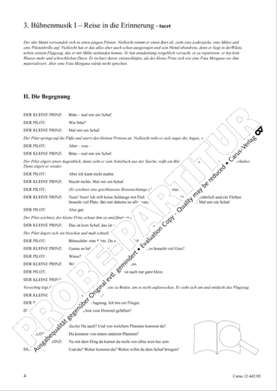 Der kleine Prinz 3-Part scores gallery preview page 5