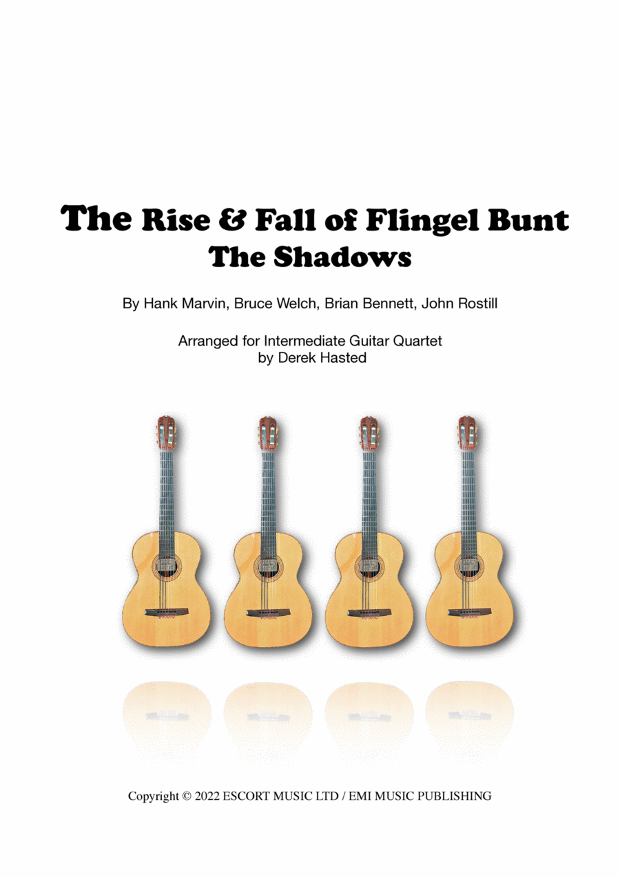Rise And Fall Of Flingel Bunt Guitar Ensemble scores gallery preview page 1