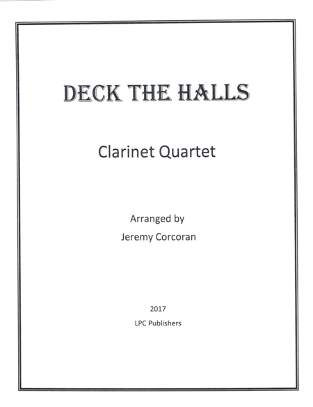Deck the Halls for Clarinet Quartet image number null