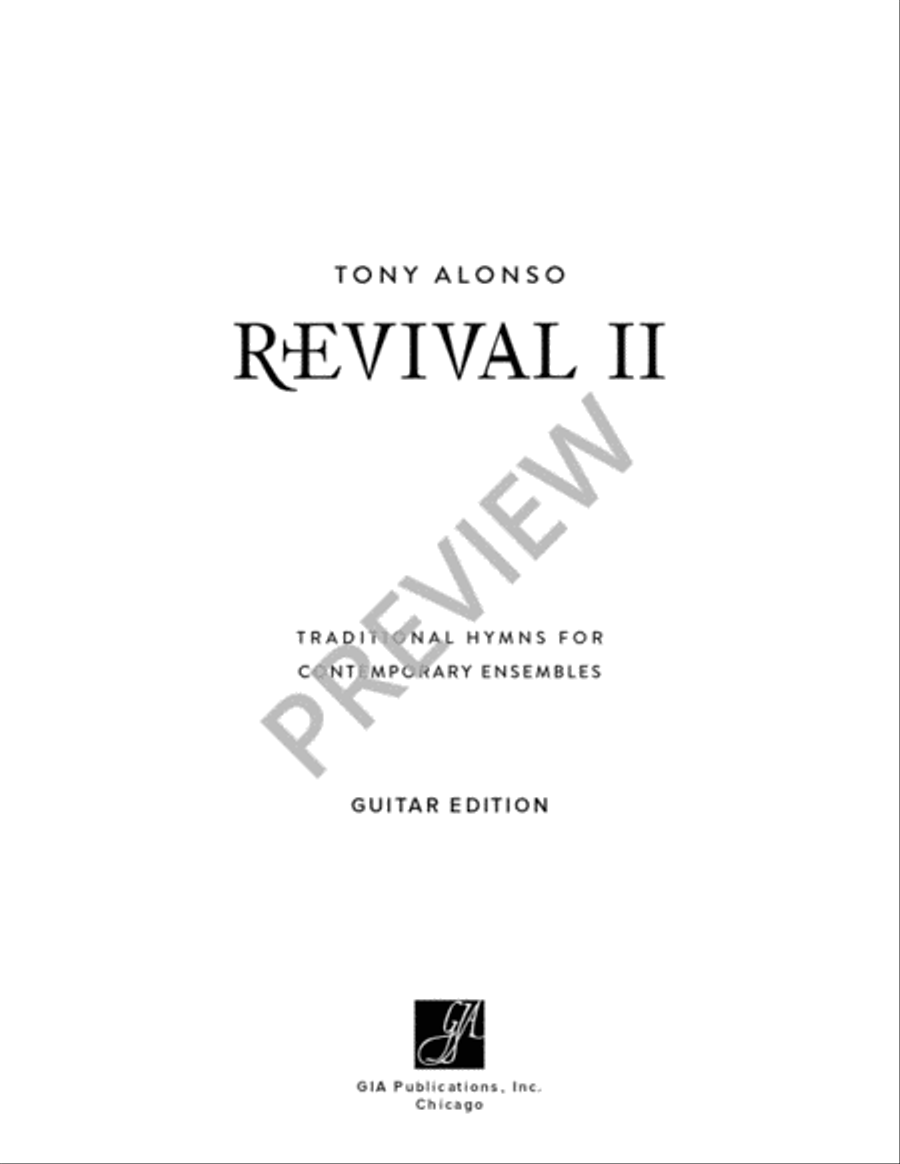 Revival II - Spiral Guitar edition Guitar scores gallery preview page 3