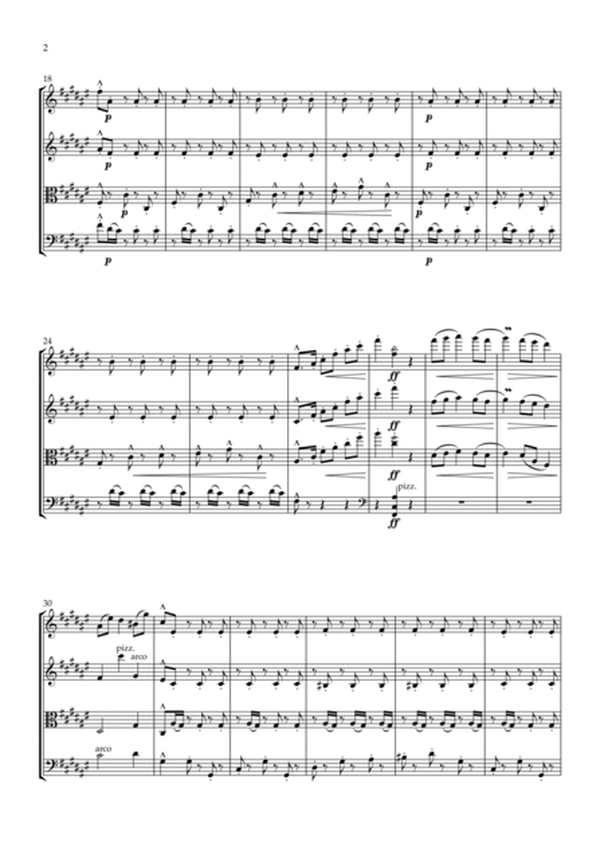 Seguidillas arranged for String Quartet image number null