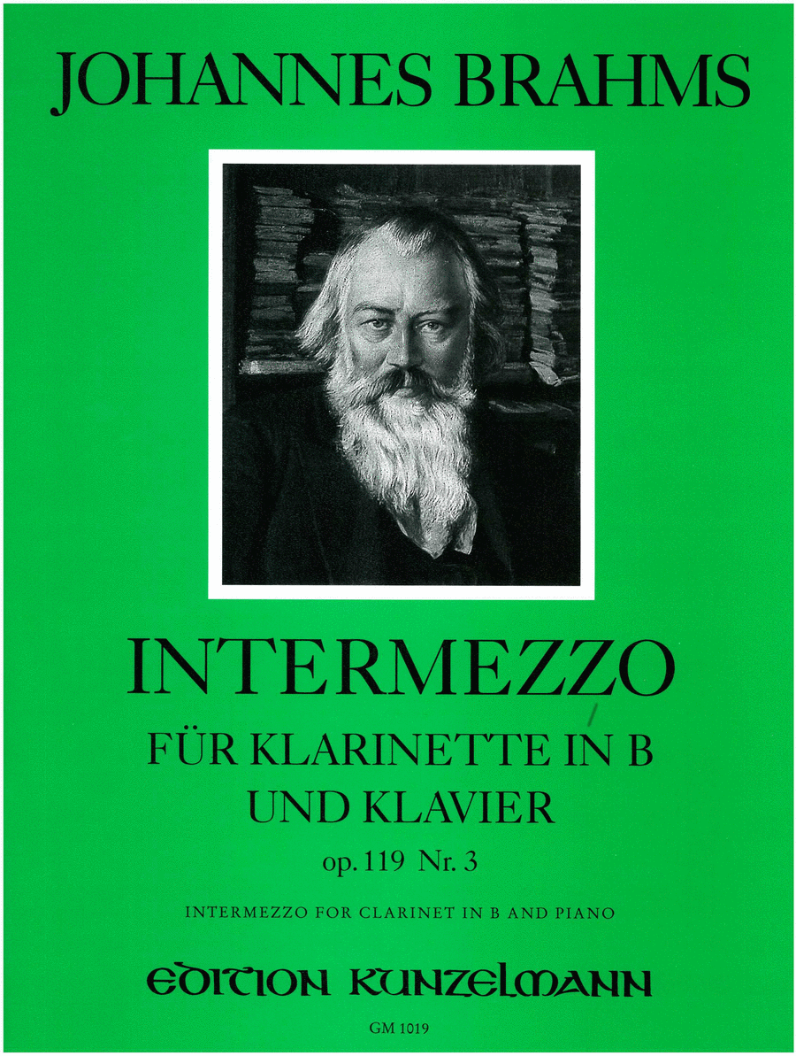 Intermezzo for Clarinet and Piano Op. 119 No. 3