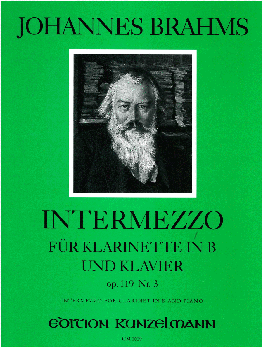 Intermezzo Op. 119/3 Clarinet Solo scores gallery preview page 1