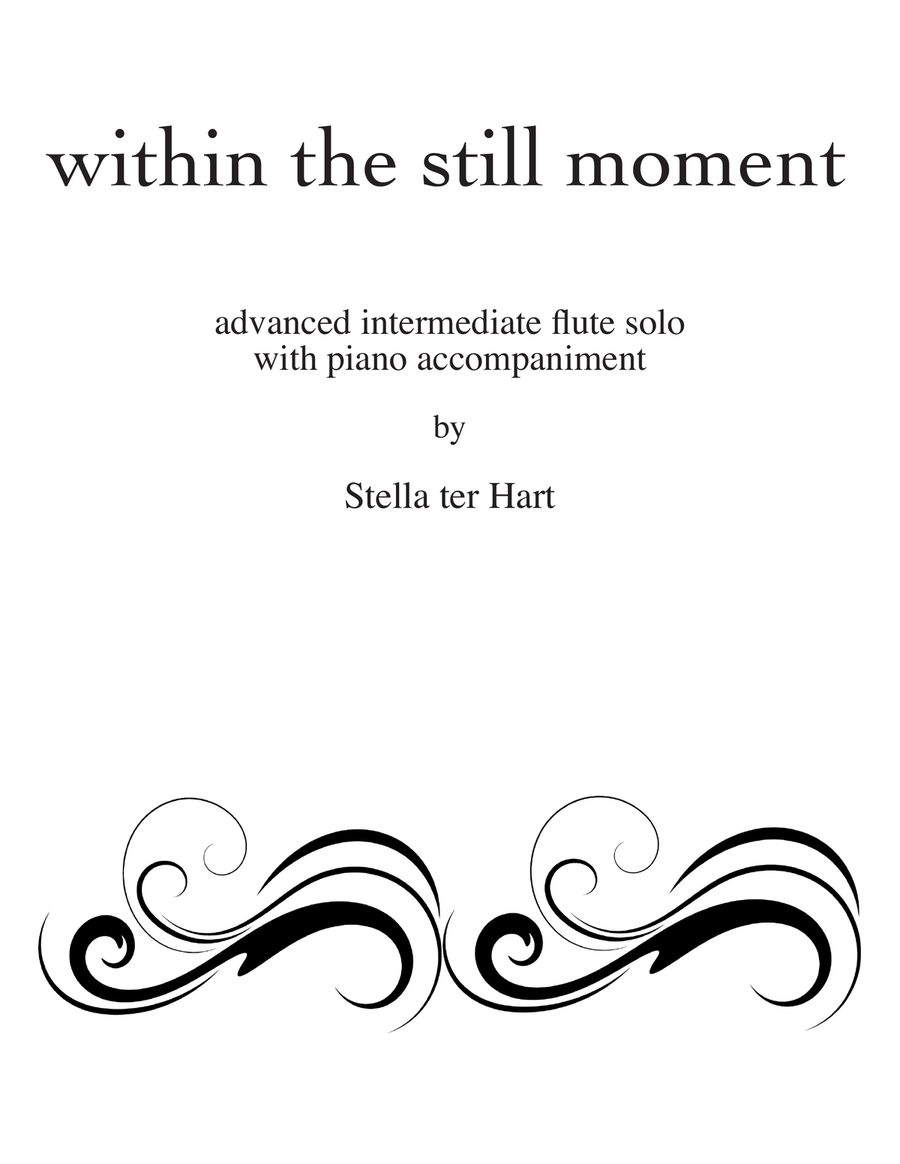 within the still moment Flute Solo scores gallery preview page 1