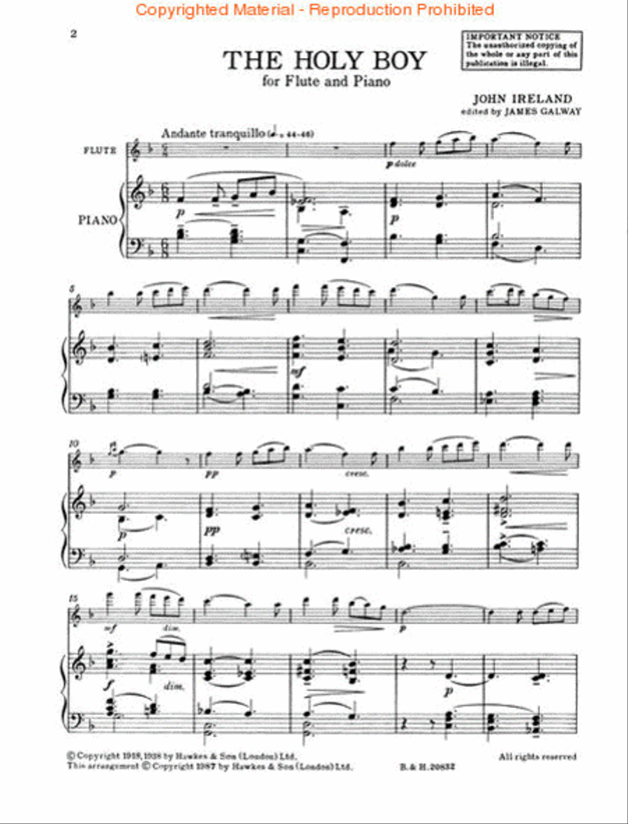 The Holy Boy The Holy Boy Flute Solo scores gallery preview page 2