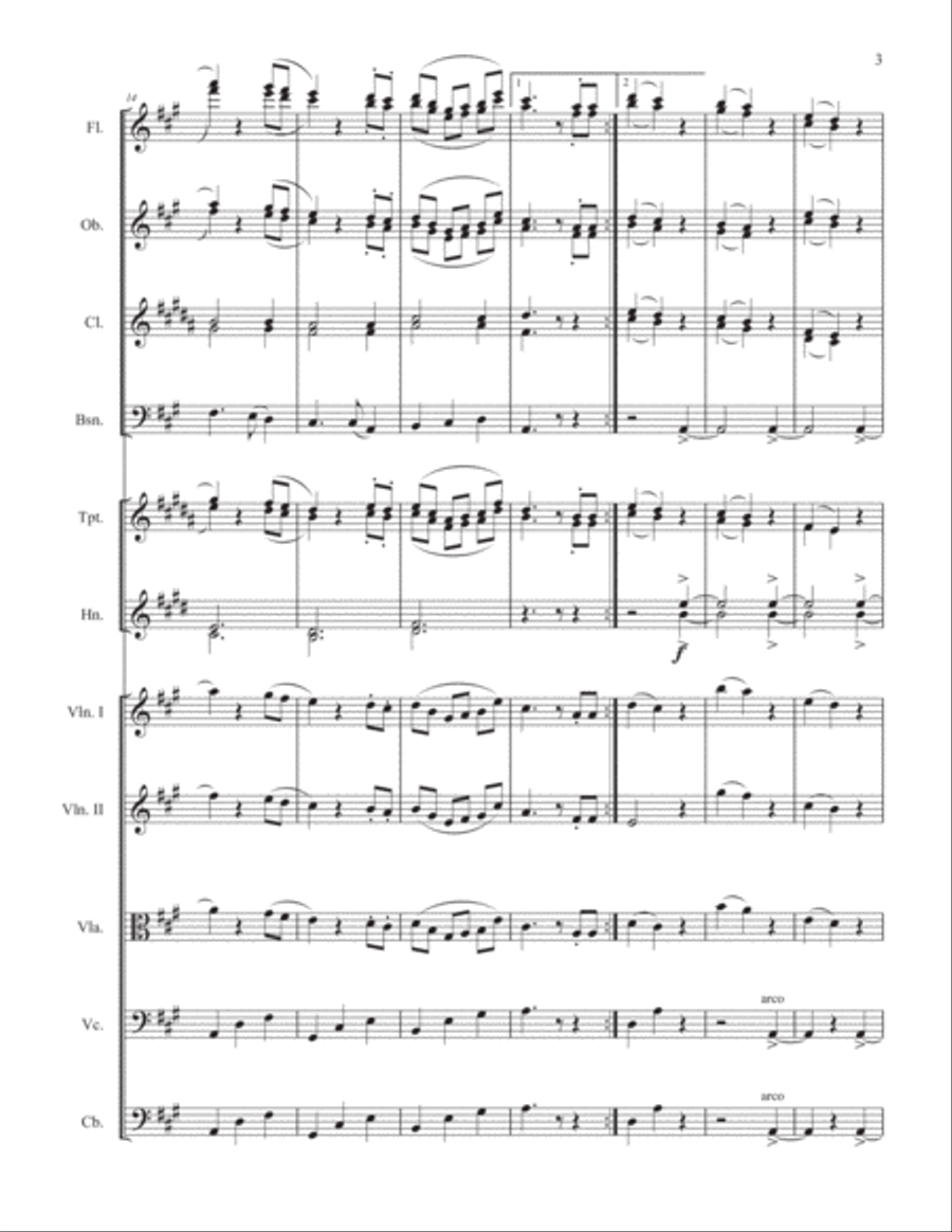 TRANSFORMATION SYMPHONY Movement III- PERSEVERANCE Chamber Orchestra scores gallery preview page 5