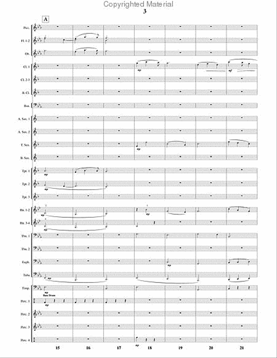 Tinker to Evers to Chance Concert Band scores gallery preview page 4