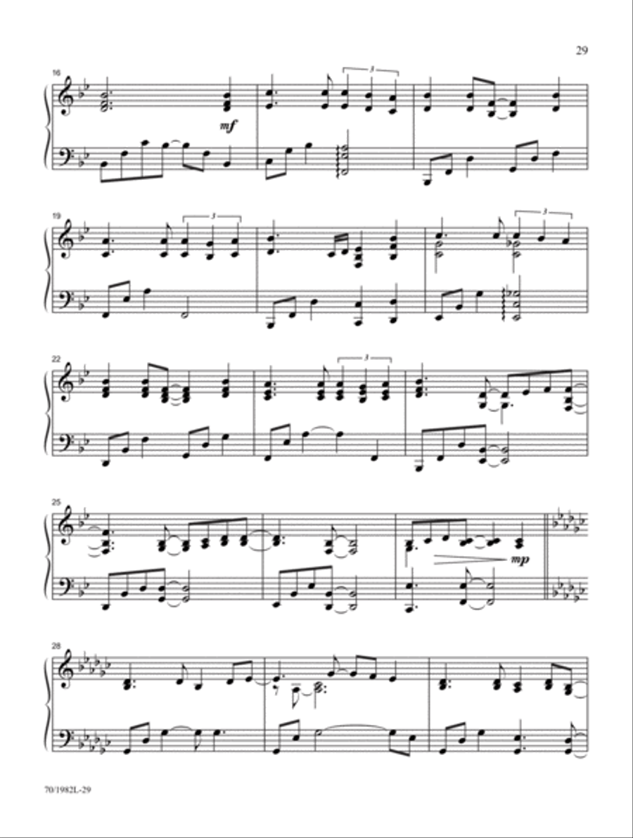 Light of The World Piano Solo scores gallery preview page 18