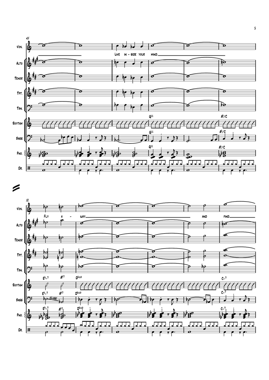 Rise Jazz Ensemble scores gallery preview page 5