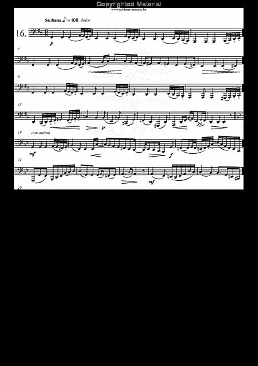 30 Etudes op. 13 Tuba scores gallery preview page 17