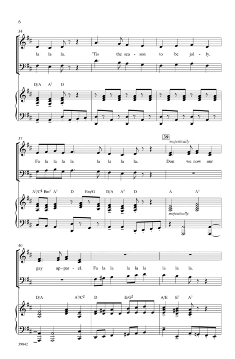 Jolly Jingle Christmas Medley Choir scores gallery preview page 5