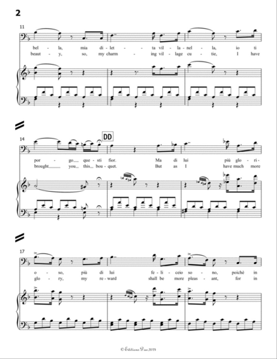 Come Paride vezzoso porse il pomo, by Donizetti, in D Major Come Paride vezzoso porse il pomo, by Donizetti, in D Major Voice scores gallery preview page 4