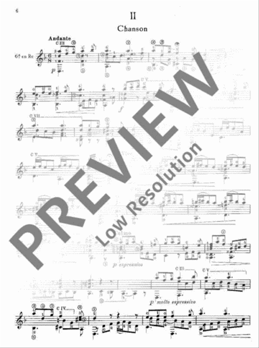 Sonata III Sonata III Classical Guitar scores gallery preview page 7
