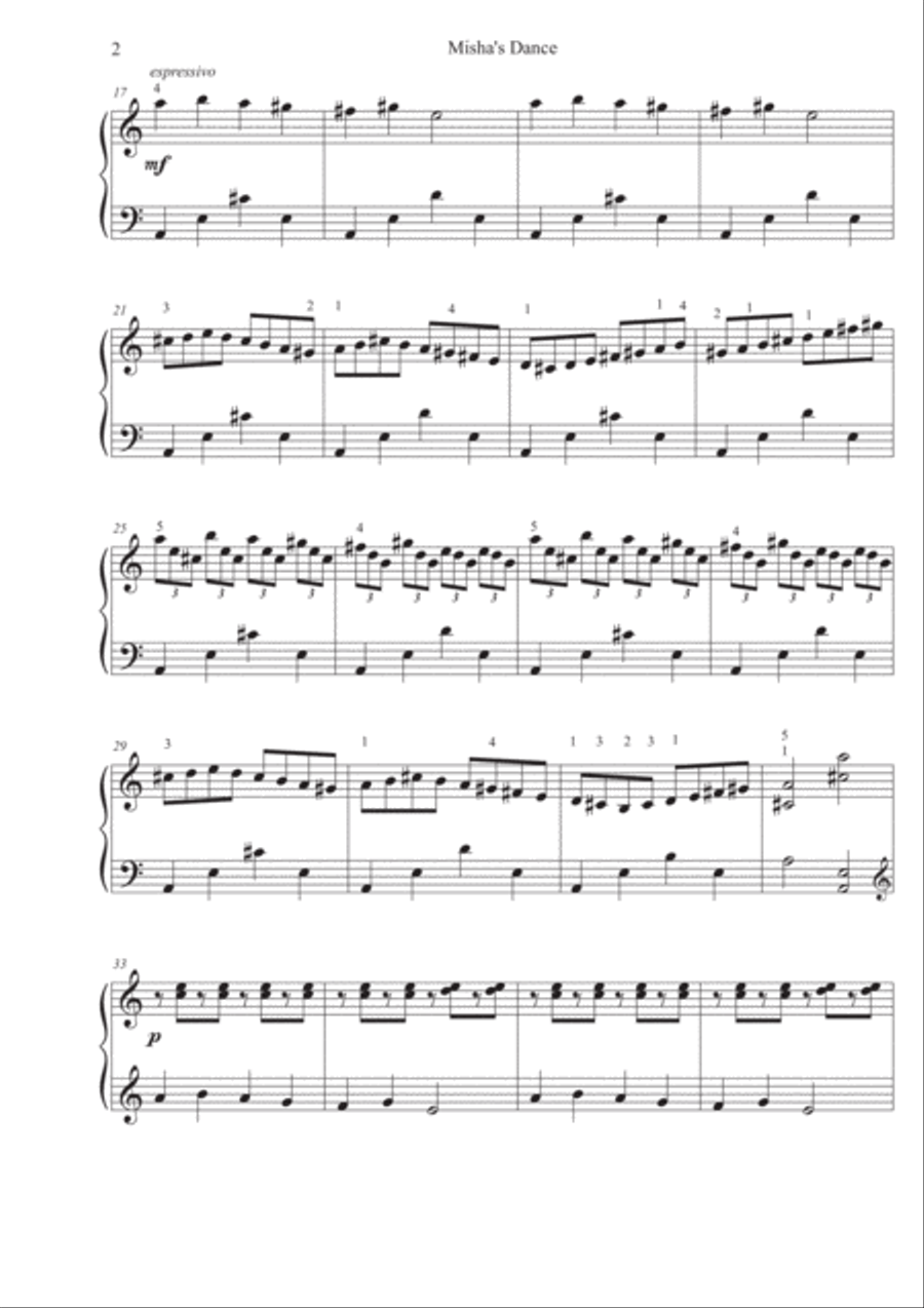 Misha's Dance Piano Method scores gallery preview page 2