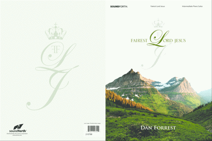 Fairest Lord Jesus Piano Solo scores gallery preview page 1