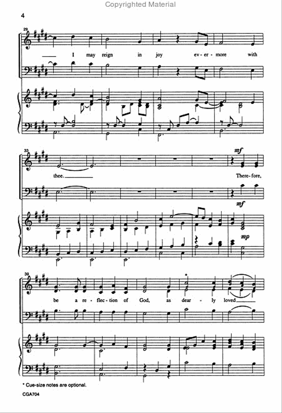 Thy Perfect Love Thy Perfect Love 4-Part scores gallery preview page 4