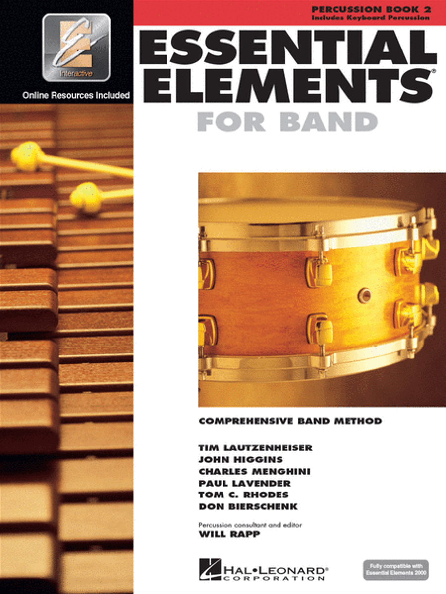 Book cover for Essential Elements for Band – Book 2 with EEi