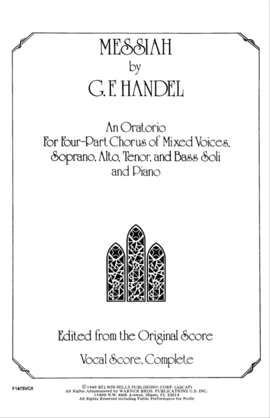 Messiah 4-Part scores gallery preview page 2