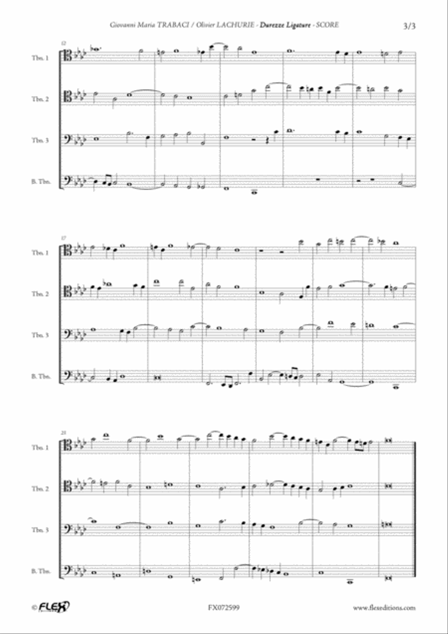 Durezze Ligature Durezze Ligature Trombone scores gallery preview page 3