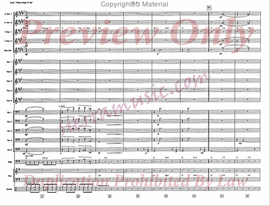 Willow Weep For Me Jazz Ensemble scores gallery preview page 7