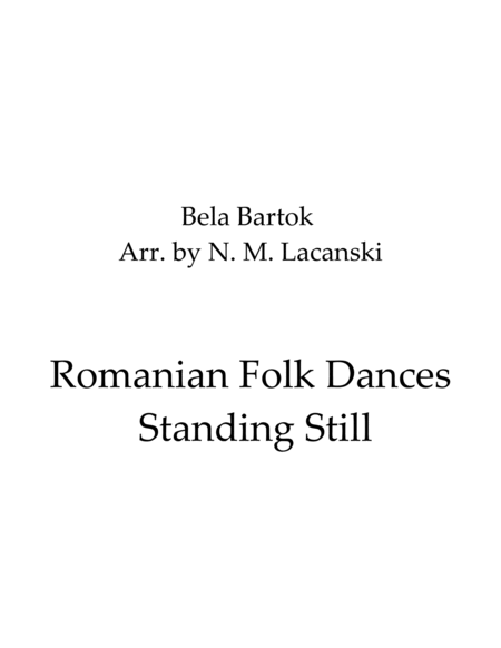 Romanian Folk Dances Standing Still easy image number null