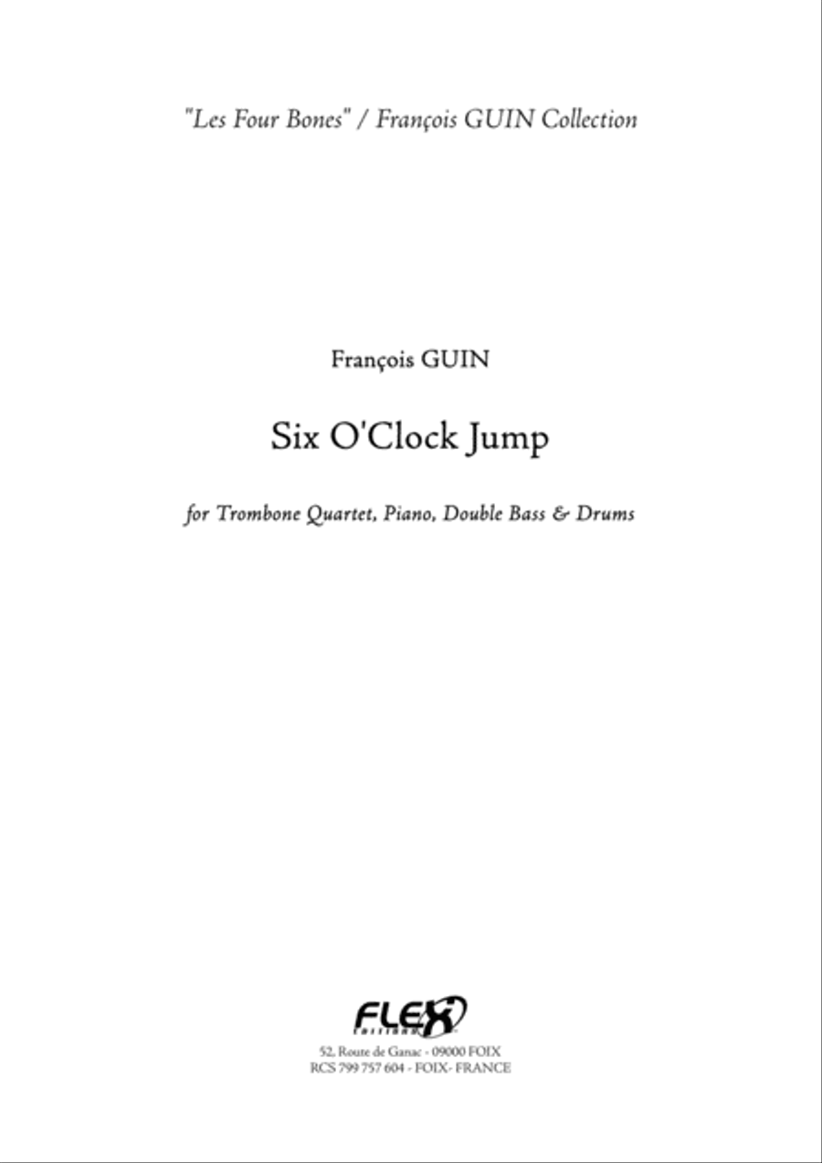 Six O'Clock Jump Six O'Clock Jump Trombone Quartet scores gallery preview page 2