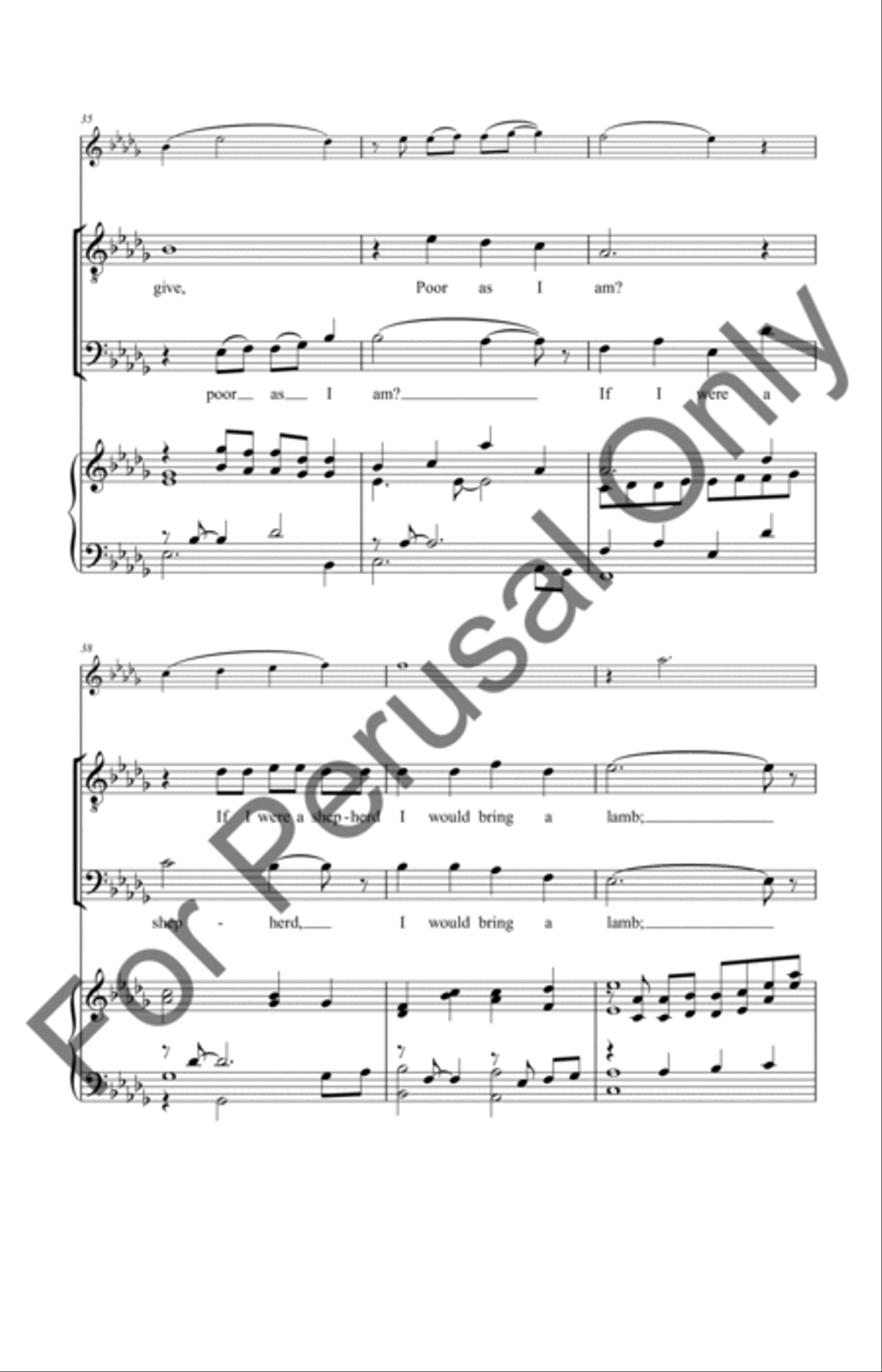 In The Bleak Midwinter (Choral Score) TTBB scores gallery preview page 6