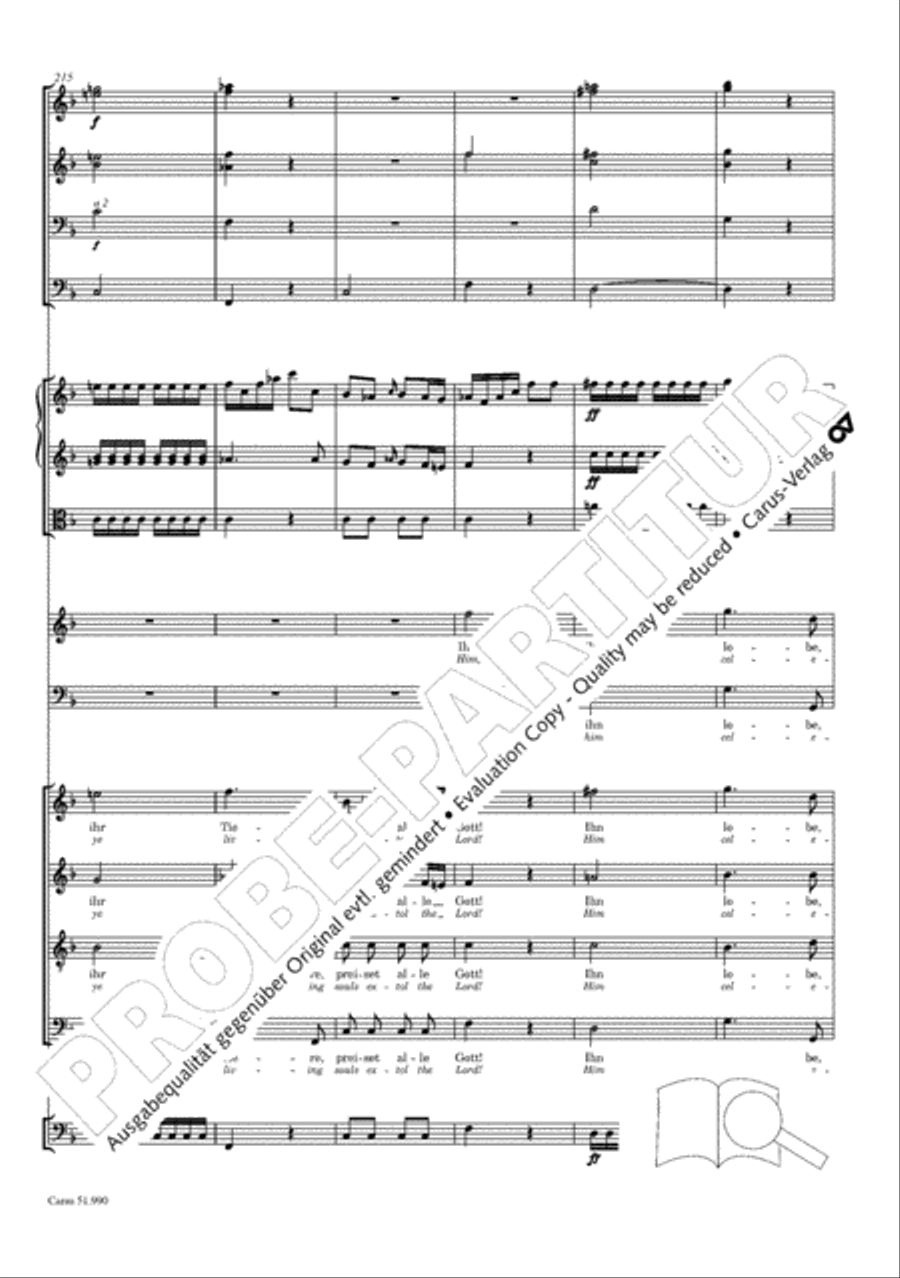 The Creation (Die Schopfung) 4-Part scores gallery preview page 279