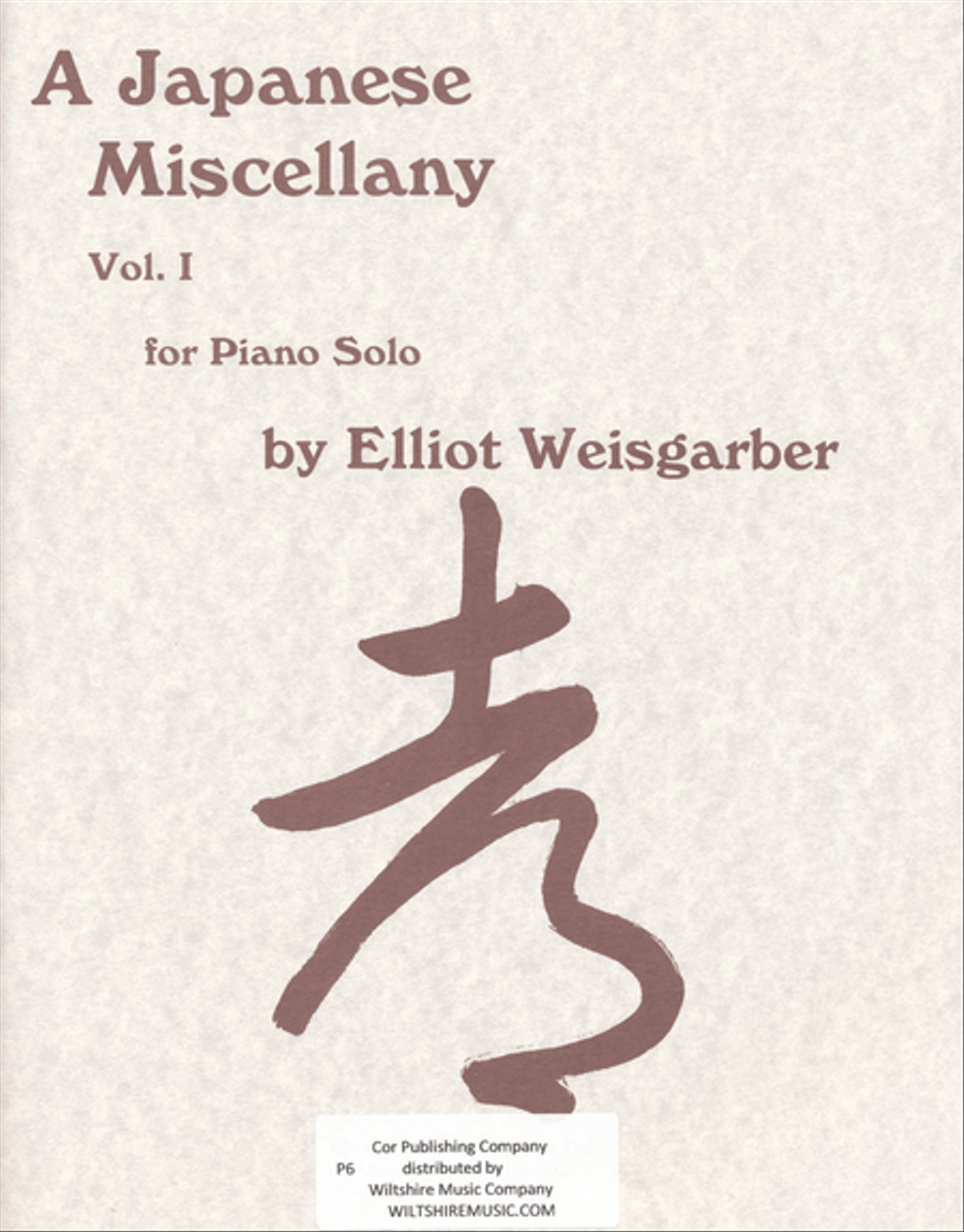 A Japanese Miscellany Piano Solo scores gallery preview page 1