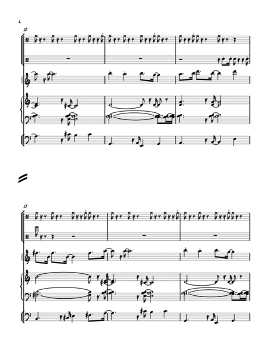 House On Cerritos Street Jazz Ensemble scores gallery preview page 5
