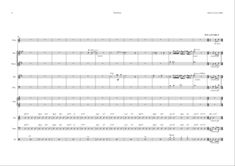 The End Of A Love Affair The End Of A Love Affair Trombone scores gallery preview page 6