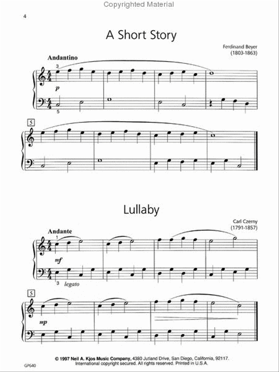 Piano Etudes-Preparatory Piano Etudes-Preparatory Piano Method scores gallery preview page 3