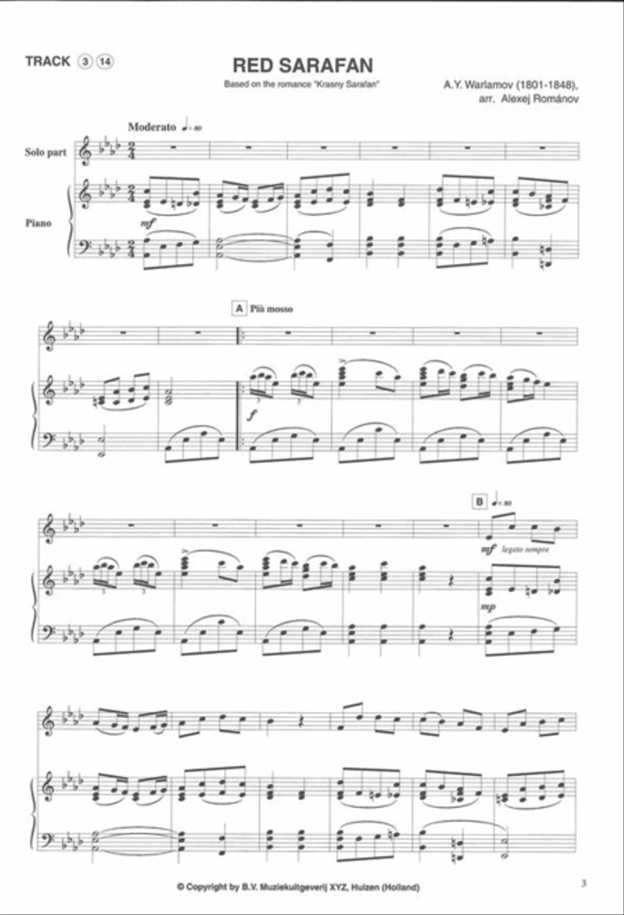 Russian Classics Russian Classics Clarinet scores gallery preview page 2