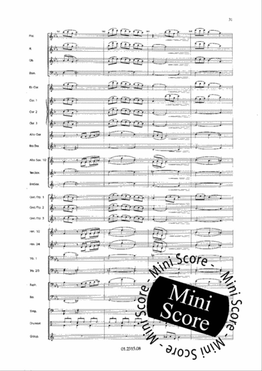 A Tribute to Stephen Foster Concert Band scores gallery preview page 35