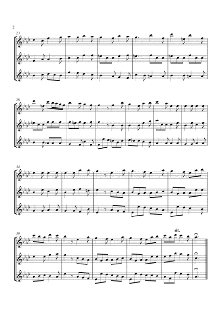 Invitation To Praise God Flute Trio scores gallery preview page 2