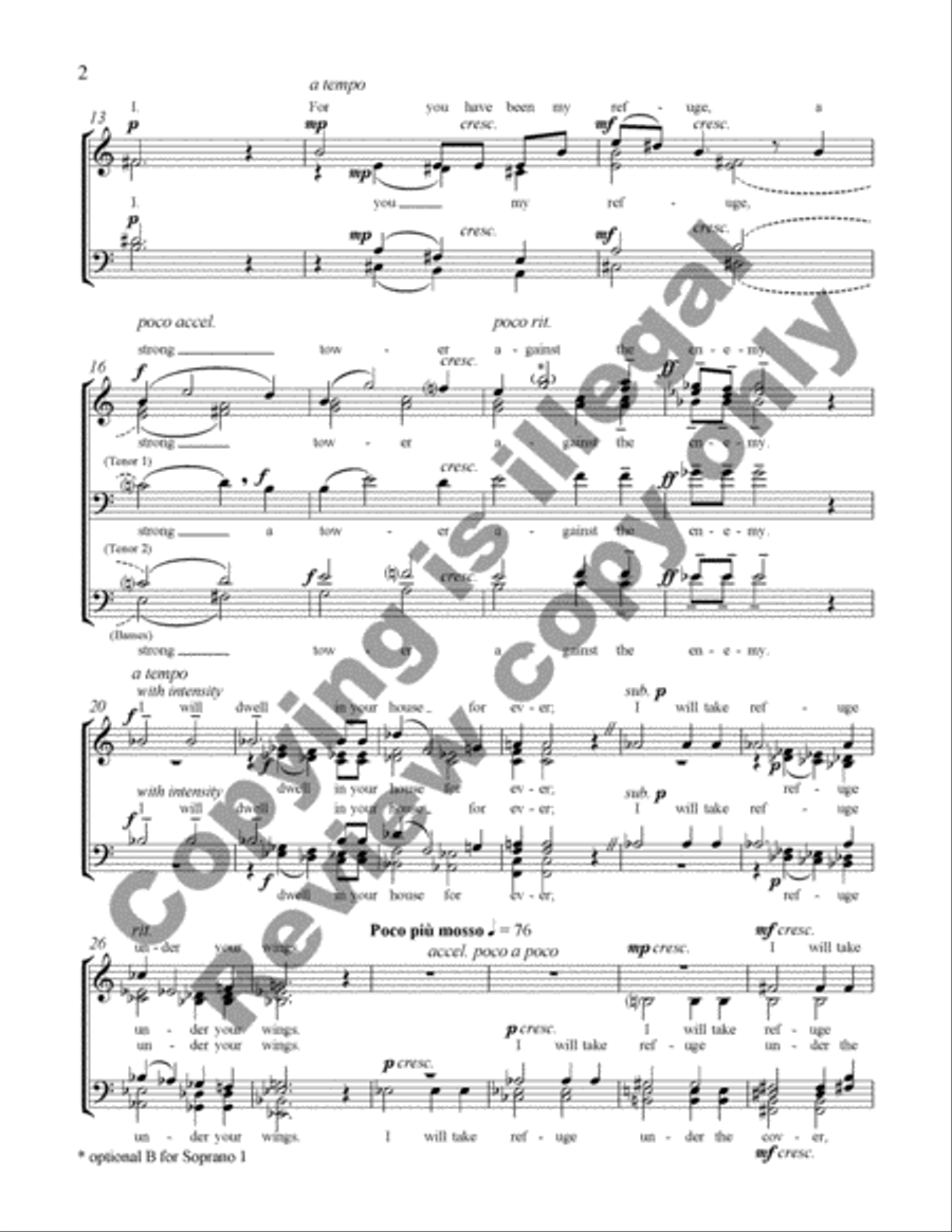 Hear My Cry, O God 4-Part scores gallery preview page 6