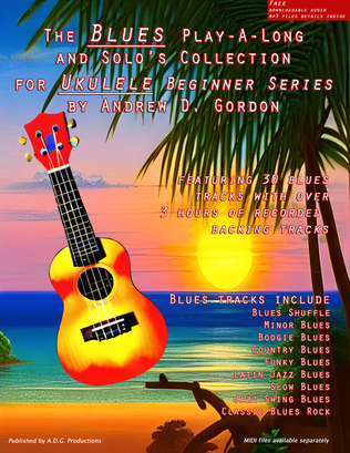 Book cover for Blues Play-A-Long And Solos Collection for Ukulele Beginner Series