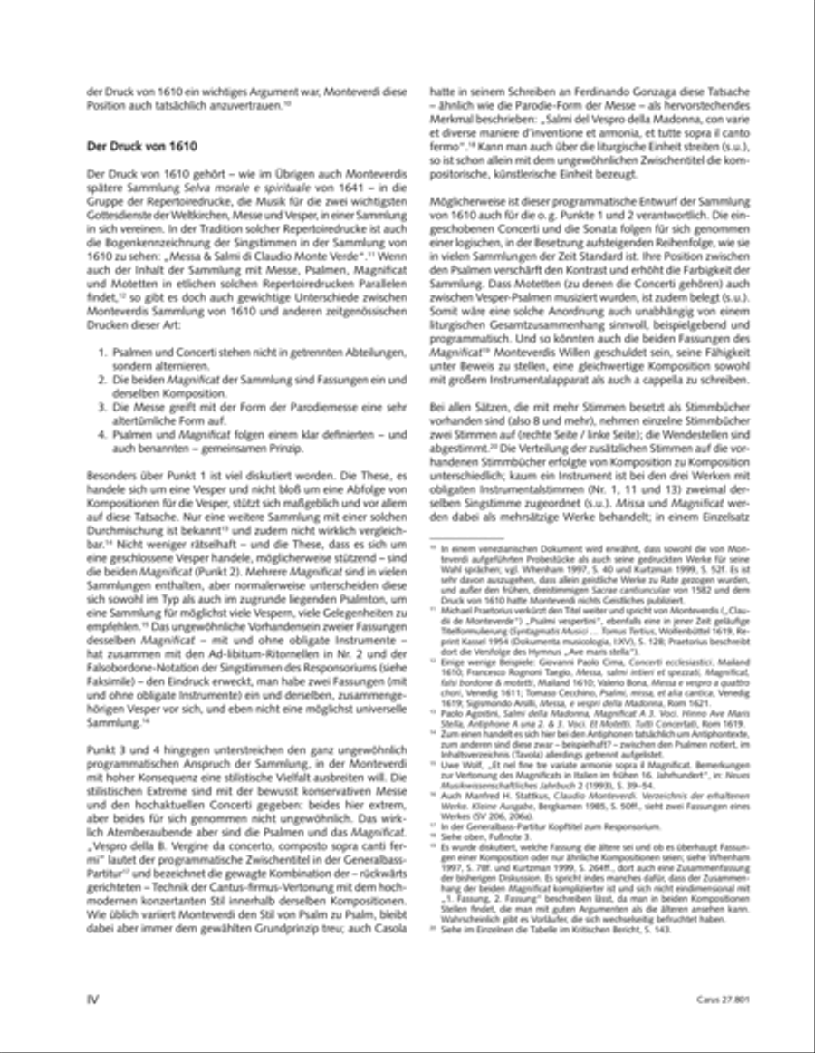 Vespro della Beata Vergine 4-Part scores gallery preview page 6