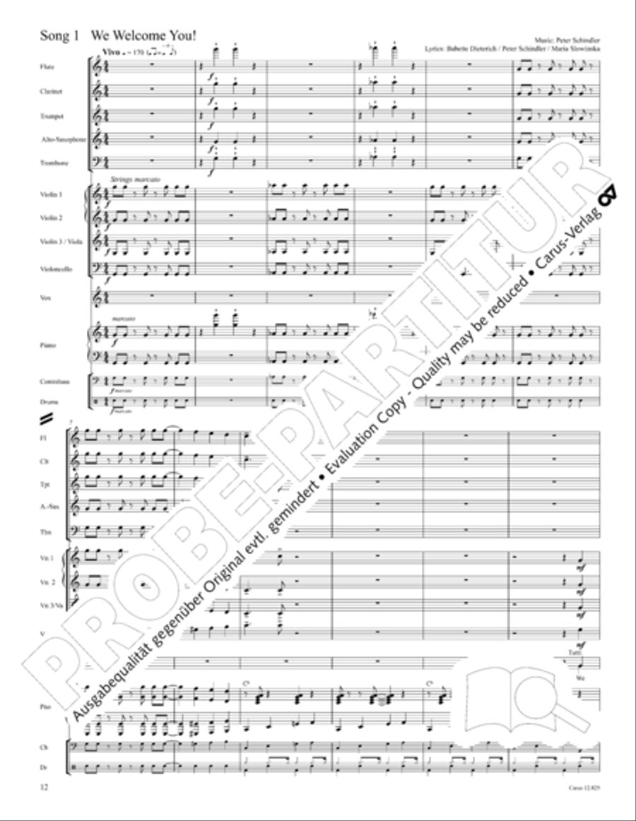 Circus Allegro Circus Allegro Choir scores gallery preview page 13